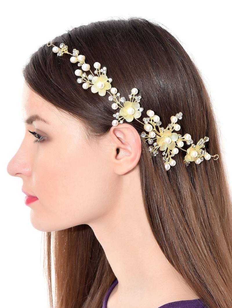 Gold women hair clip