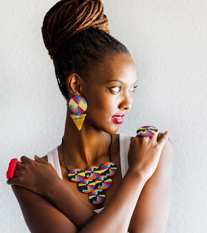 Red Silk Thread Necklace