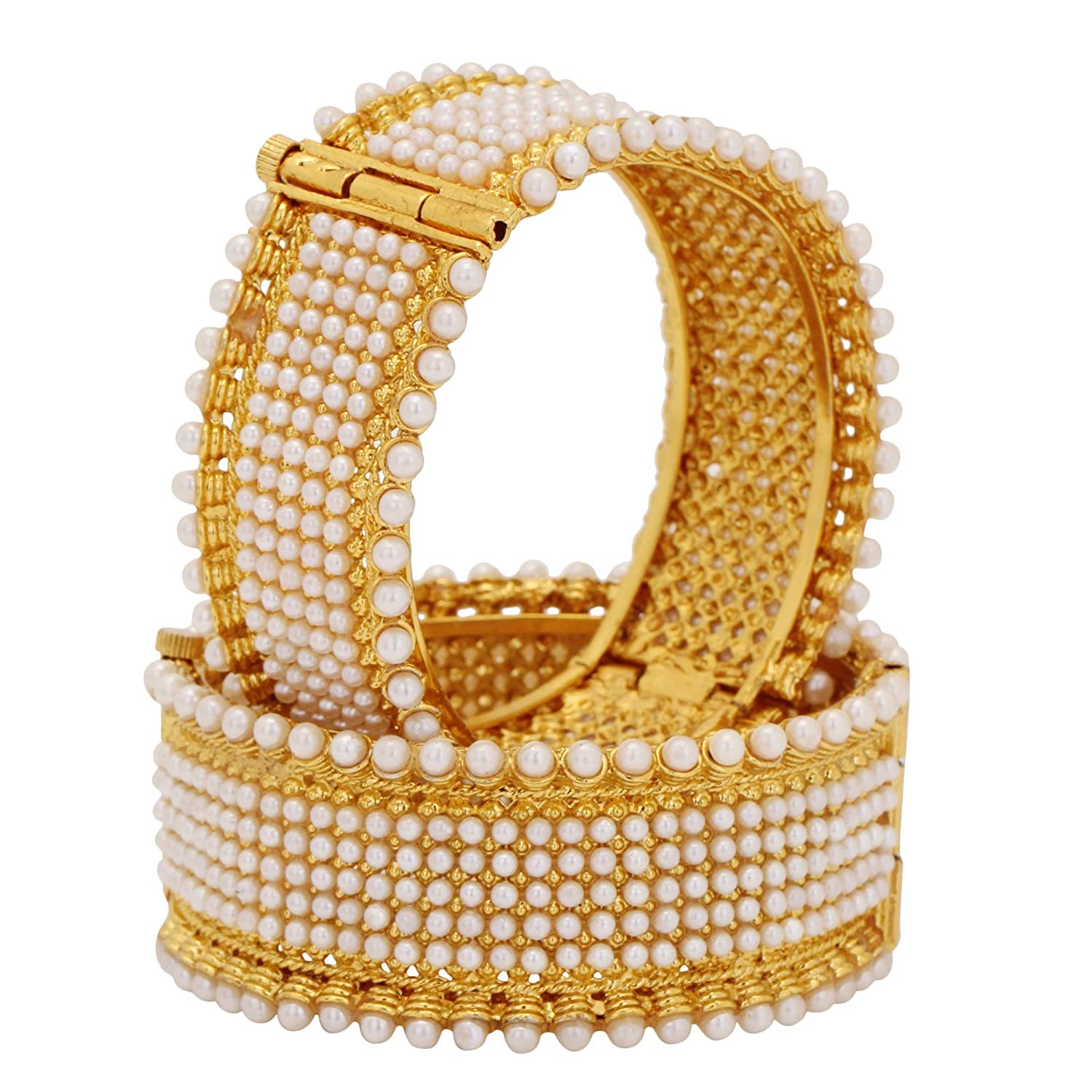 five Line Pearl bangle